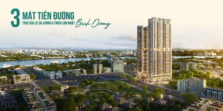 Bán căn hộ The Emerald 68, Vĩnh Phú, Thành phố Thuận An, Bình Dương, booking ck 2%, Thanh toán 1 tháng chỉ 0,5%